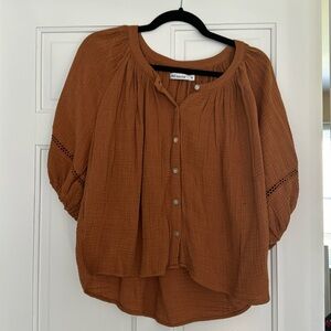 NWOT Cotton Gauze Boho Top from Evereve (Red Haute brand)